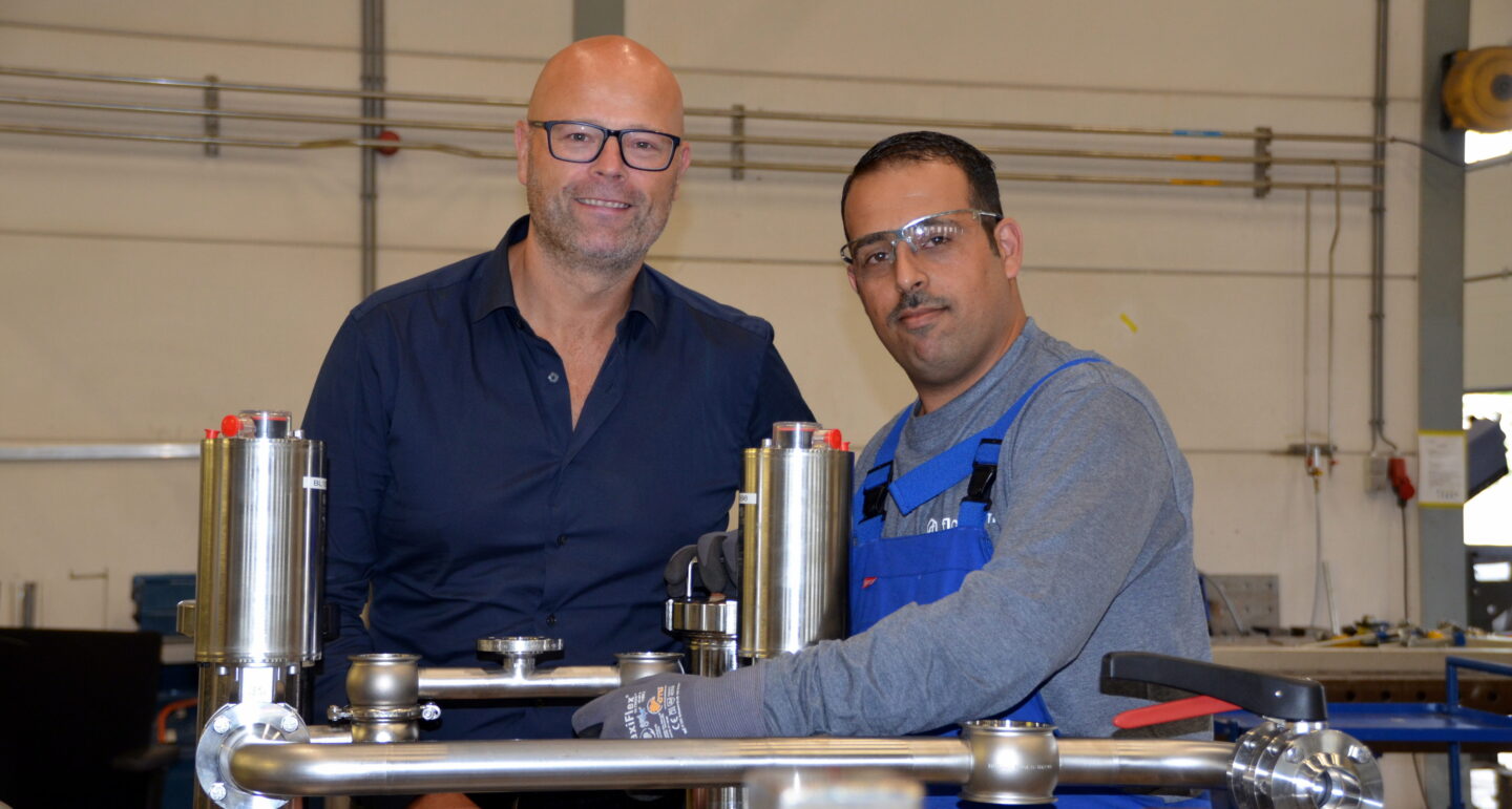 Michiel Werner en Hussam Al Ahmad